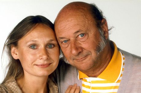DONALD PLEASENCE AND HIS DAUGHTER IN A PLAY