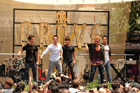 V Factory performing on stage at The Grove, Los Angeles, America - 27 Jun 2009