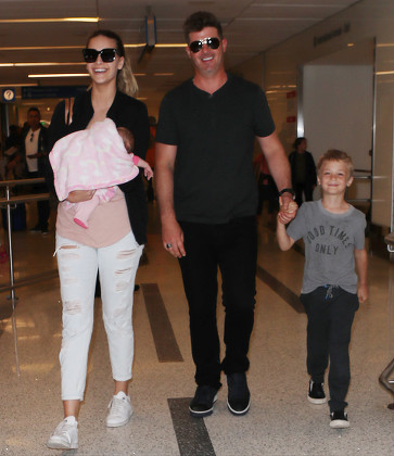 Robin Thicke and April Love Geary at LAX International Airport, Los Angeles, USA - 05 Apr 2018