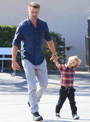 Josh Duhamel and son Alx out and about, Los Angeles, USA - 08 Apr 2018