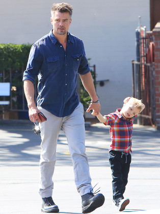 Josh Duhamel and son Alx out and about, Los Angeles, USA - 08 Apr 2018