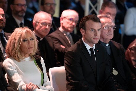 Brigitte Trogneux Emmanuel Macron Editorial Stock Photo - Stock Image