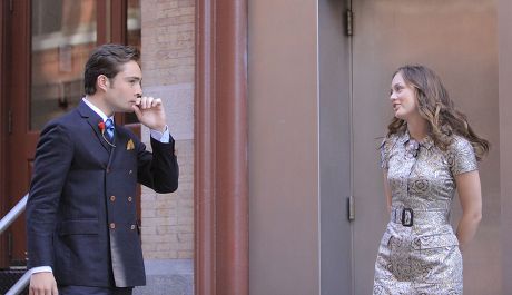 Ed Westwick Leighton Meester Editorial Stock Photo - Stock Image