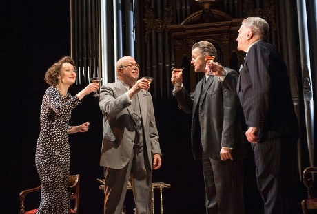 'The Moderate Soprano' Play by David Hare performed at the Duke of Yorks Theatre, London, UK, 10 Apr 2018