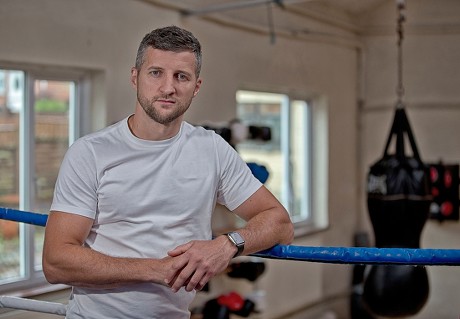 Boxer Carl Froch at his gym in Nottingham, UK - 09 Aug 2017