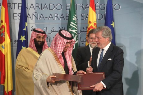 Saudi Arabia's Crown Prince Mohammed bin Salman Abdulaziz al Saud visits Spain, Madrid - 12 Apr 2018