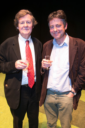 David Hare (Author) and Gus Christie backstage
