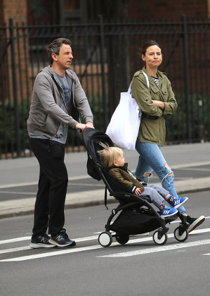 Seth Meyers out and about, New York, USA - 13 Apr 2018