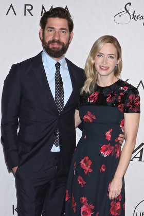 John Krasinski Emily Blunt Editorial Stock Photo - Stock Image