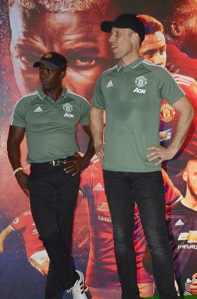 Former Manchester United footballers Dwight Yorke and Ronny Johnsen meet fans, Shanghai, China - 22 Apr 2018