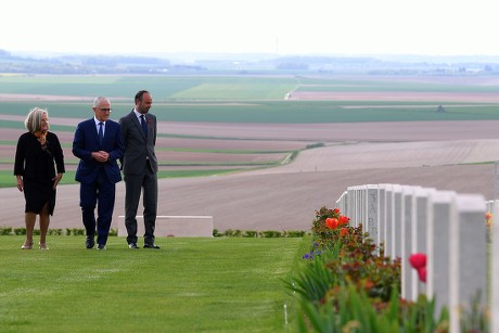 Australian Prime Minister Malcolm Turnbull in Amiens, France - 24 Apr 2018
