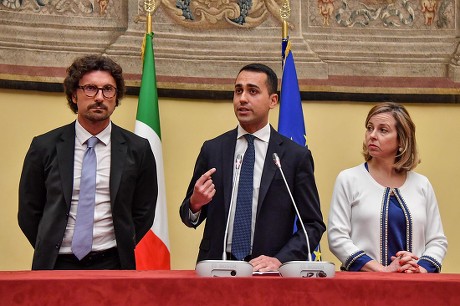M5s consultations on a new government formation, Rome, Italy - 24 Apr 2018
