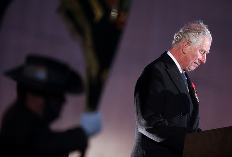 Britains Prince Charles Delivers Speech During Editorial Stock Photo ...