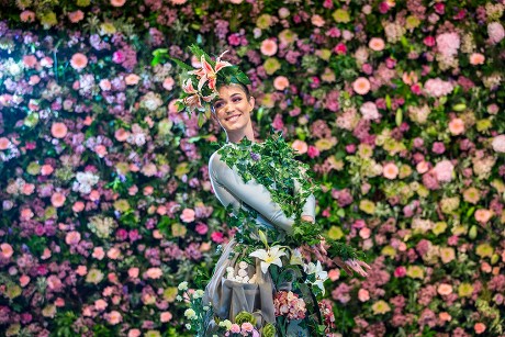 Dancer Alison Parsons Wears Flower Dress Editorial Stock Photo - Stock ...