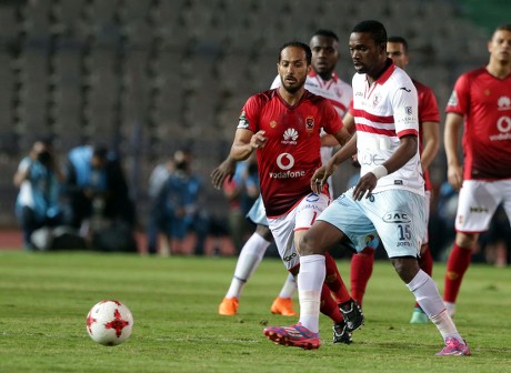 Al Ahly Vs Al-Zamalek, Cairo, Egypt - 26 Apr 2018 Stock Pictures ...