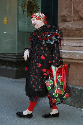 Lynn Yaeger out and about, New York, USA - 26 Apr 2018