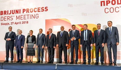 Brdo-Brijuni Process Leaders' Meeting in Skopje, Macedonia, The Former Yugoslav Republic Of - 27 Apr 2018