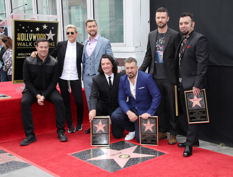 NSYNC honored with a star on the Hollywood Walk of Fame, Los Angeles, USA - 30 Apr 2018