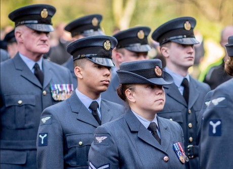 Funeral Raf Veteran Kenneth White Editorial Stock Photo - Stock Image ...