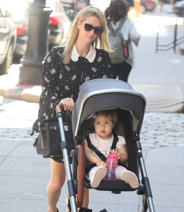 Nicky Hilton Rothschild and daugther Lily out and about, New York, USA - 01 May 2018