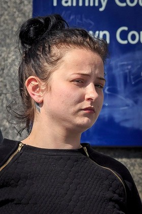 Five People Charged Following A Racist Assault On A 17 Year Old Boy In Croydon Last Week Appear At Croydon Magistrates Court Including Daryl And Danielle Davies Both Charged With Violent Disorder. Picture David Parker 03.04.2017 Reporter Tom Kelly.