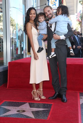 Zoe Saldana honored with a star on the Hollywood Walk of Fame, Los Angeles, USA - 03 May 2018