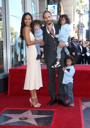 Zoe Saldana honored with a star on the Hollywood Walk of Fame, Los Angeles, USA - 03 May 2018