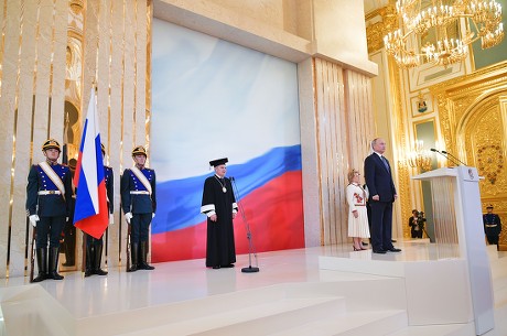 Inauguration ceremony for Russian President-elect Vladimir Putin, Moscow, Russian Federation - 07 May 2018