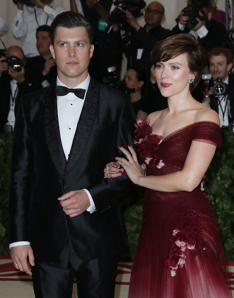 Colin Jost Scarlett Johansson Editorial Stock Photo - Stock Image