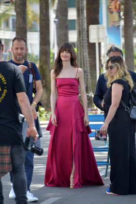 annabelle belmondo out about 71st cannes film Stock Photos (Exclusive