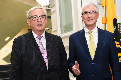 Jean-Claude Juncker visits the Flemish parliament, Belgium - 09 May 2018