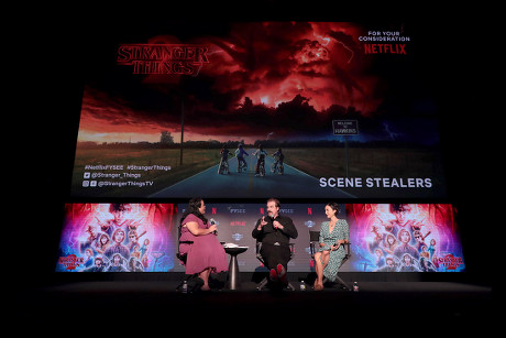 Netflix FYSEE Scene Stealers Panel featuring 'Mindhunter', 'Ozark', 'Orange is the New Black', 'Godless', and 'Stranger Things' at Netflix FYSEE, Los Angeles, CA, USA - 10 May 2018