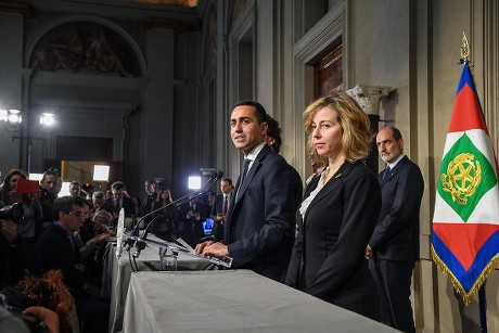Five-Star Movement Di Maio asks for more time to form government, Rome, Italy - 14 May 2018