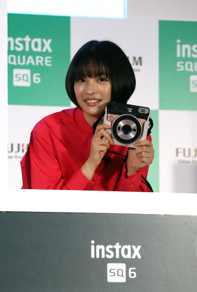Fujifilm Instax SQUARE SQ6 launch photocall, Tokyo, Japan - 15 May 2018