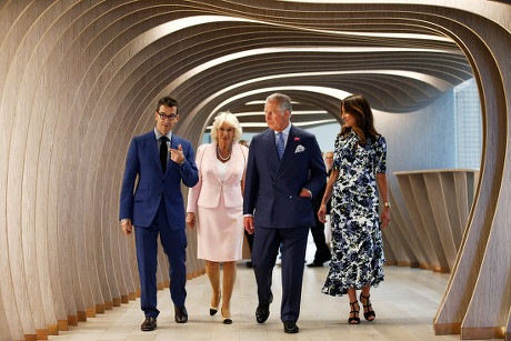 Prince Charles and Camilla Duchess of Cornwall tour the new Tech Hub, London, UK - 16 May 2018