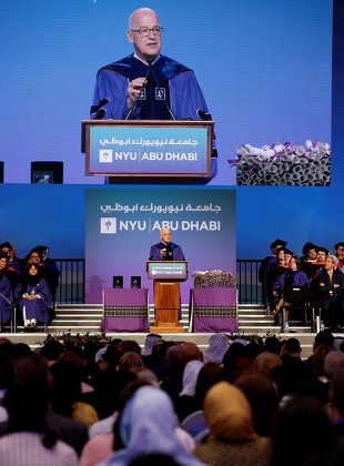 John Kerry at NYUAD graduating in Abu Dhabi UAE, United Arab Emirates - 20 May 2018