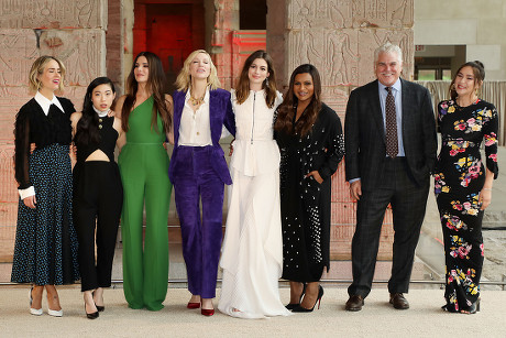 The Cast and Filmmakers of 'Ocean's 8' at The Metropolitan Museum of Art's Temple of Dendur in the Sackler Wing, New York, USA - 22 May 2018