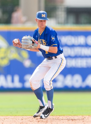 Northwestern St Infielder Caleb Ricca 2 Editorial Stock Photo - Stock ...