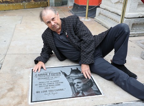 'Star Wars' actress Carrie Fisher memorialized with plaque in Hollywood, USA - 24 May 2018
