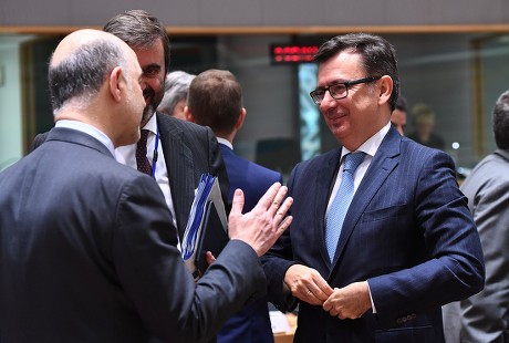 European Finance Ministers Council in Brussels, Belgium - 25 May 2018