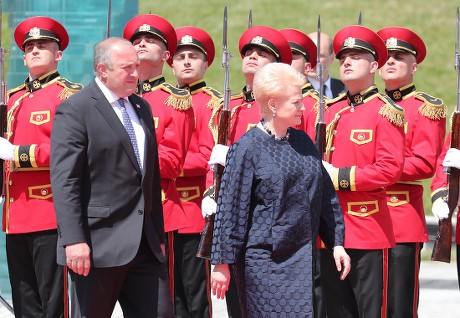 Lithuanian President Dalia Grybauskaite visits Georgia, Tbilisi - 25 May 2018