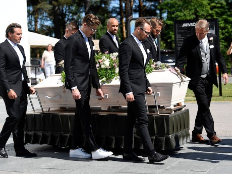 Funeral of Barbro Svensson, Jarvso, Sweden - 28 May 2018