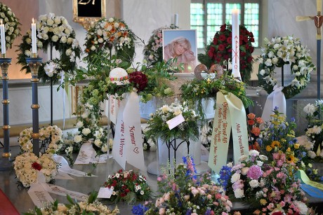 Funeral of Barbro Svensson, Jarvso, Sweden - 28 May 2018