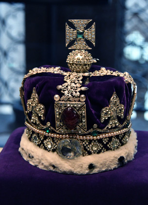 Imperial State Crown Replica Made 1838 Editorial Stock Photo - Stock ...