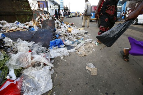 Plastic Waste in Africa, Monrovia, Liberia - 30 May 2018