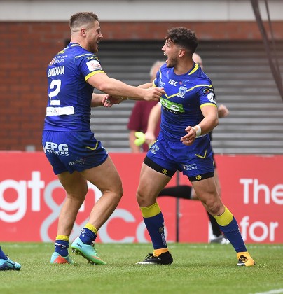 Declan Patton Warrington Wolves Celebrates Tom Editorial Stock Photo ...