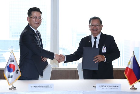 South Korea and Philippines agree on agricultural cooperation, Seoul - 04 Jun 2018