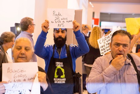 Protester Carrying Placards During Demonstration Editorial Stock Photo ...