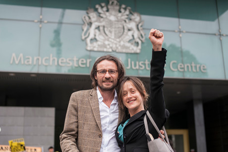 Demonstration against proposed injunction against anti-fracking protests, Manchester, UK - 31 May 2018