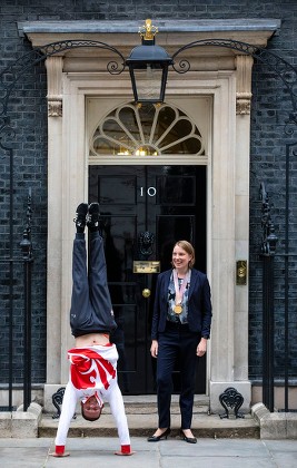Athletes visit Downing Street, London, UK - 04 Jun 2018